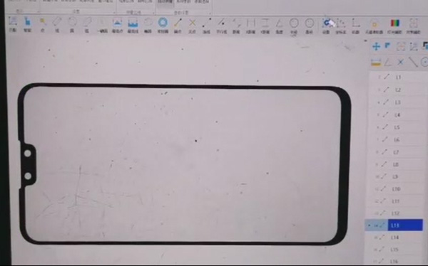 手機玻璃蓋板平面尺寸測量